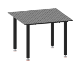 NOVATru-Fab 48"X48"X36" Stationary Welding Table