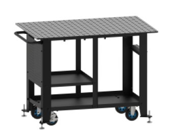 NOVA Tru-Fab 48"X30"X36" Mobile Rolling Welding Cart, view 2