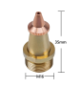 Laser Cutting Nozzle Kit: 5 pc, view 2